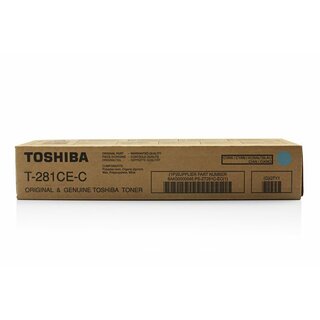 Original Toshiba 6AK00000845 / T281CEC Toner Cyan