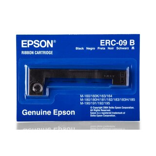 Original Epson C 43 S0 15166 / ERC 09 B Nylonband Black