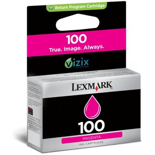Original Lexmark  014N0901E / 100 Tinte Magenta Return Program
