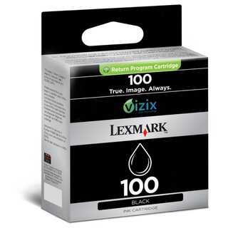 Original Lexmark  014N0820E / 100 Tinte Black Return Program