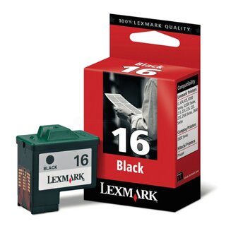Original Lexmark 010N0016E / NO 16 Tinte Black