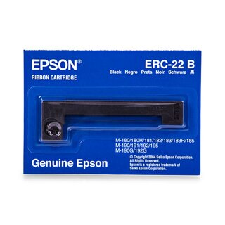 Original Epson C43S015358 / ERC22B Nylonband Black