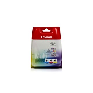 Original Canon 4706A022 / BCI-6 Tinten Multipack Color (C,M,Y)