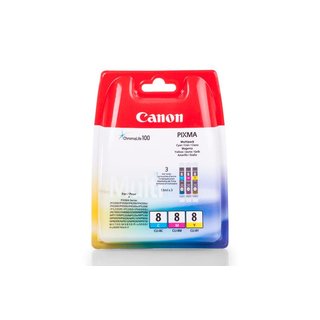 Original Canon 0621B026 / CLI-8 Tinten Multipack (C,M,Y)...