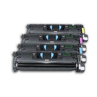 Alternativ zu HP C9700A bis C9703A Toner Spar-Set