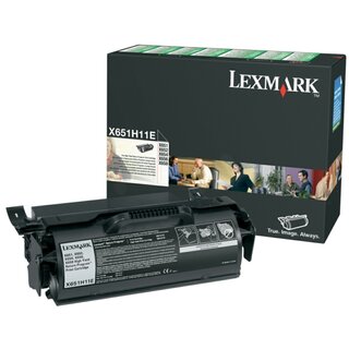 Original Lexmark X651A21E Toner Black