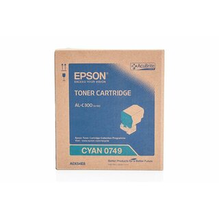 Original Epson / C13S050749 / 0749 Toner Kit Cyan