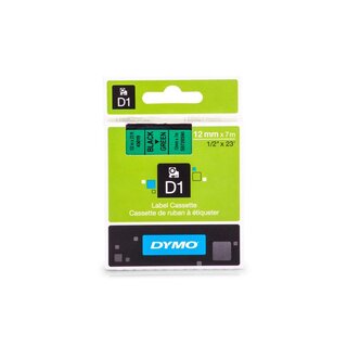 Dymo 45019/S0720590 DirectLabel-Etiketten 12mm Black & Green