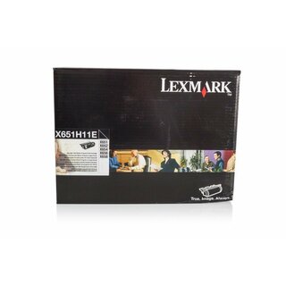 Original Lexmark 0X651H11E Toner Black Return Program