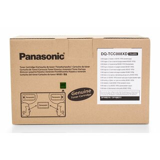 Original Panasonic DQ-TCC008XD Toner Black Doppelpack