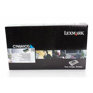 Original Lexmark C746A1CG Toner Cyan