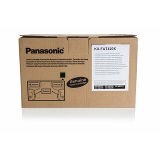 Original Panasonic KX-FAT420X Toner black
